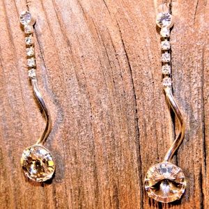 BeDazzled Drop Rhinestone Earrings